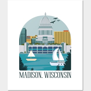 Madison Wisconsin Posters and Art